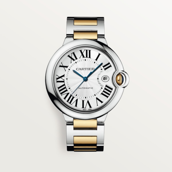Ballon Bleu de Cartier 腕錶 42毫米，自動上鏈機械機芯，18K黃金，精鋼