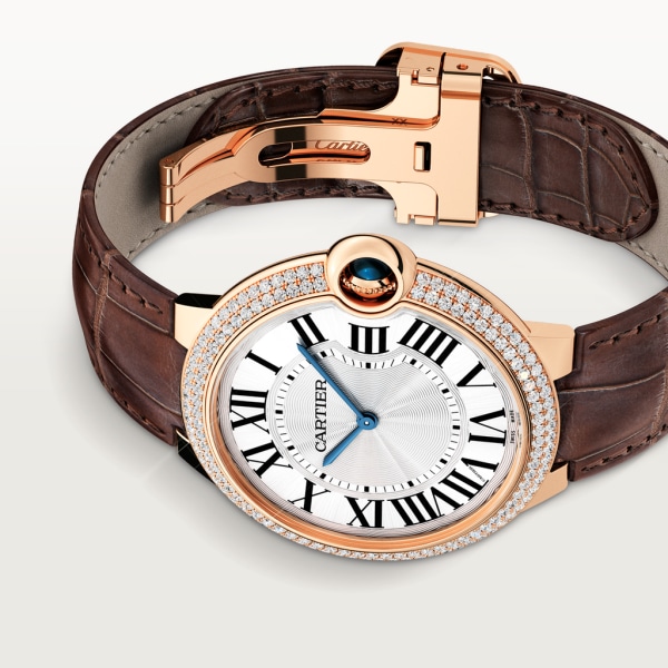 Cartier Santos de Cartier Ref 4072 Diamond Bezel Stainless Steel Watch with Box