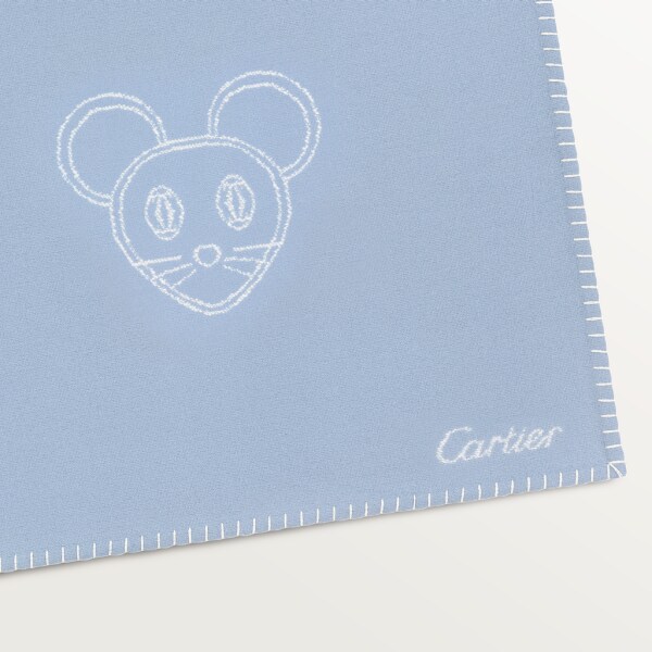 Cartier Baby mouse blanket Merino wool and cashmere