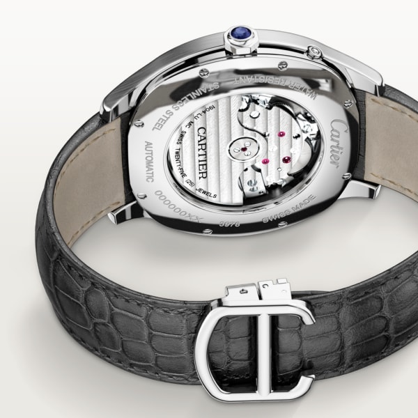 Cartier Santos Demoiselle 21mm Petite Ivory Stainless Steel Watch W25064Z5 2698