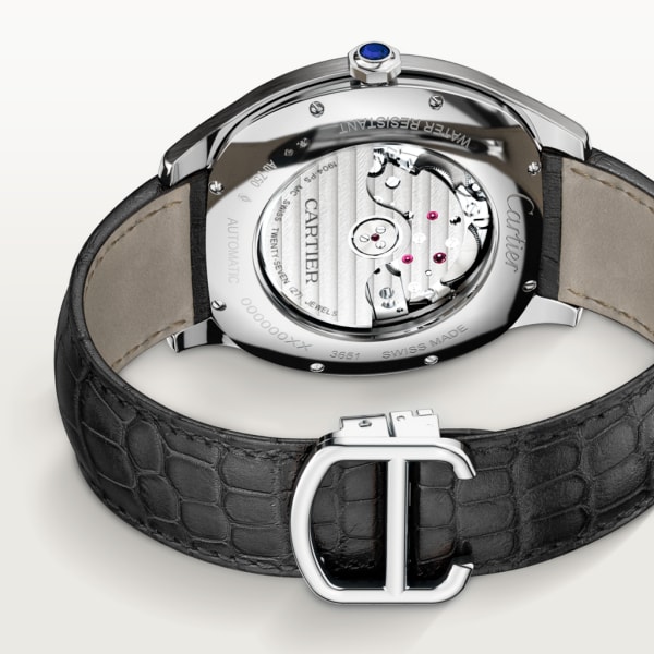 Cartier Roadster 2675 Ladies Stainless Steel Roman White Dial 31 mm Quartz Watch