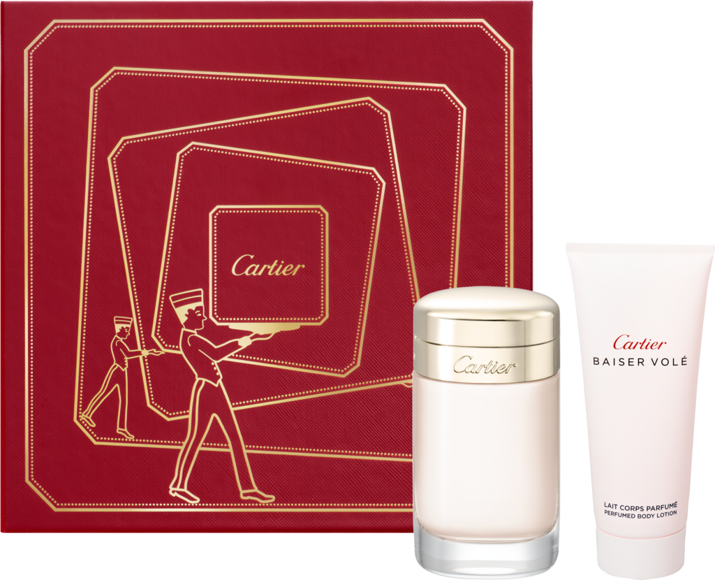 Baiser Volé 禮品裝，100毫升濃香水及100毫升身體潤膚露盒子