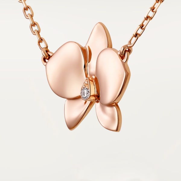 Caresse d'Orchidées par Cartier 項鏈 18K玫瑰金，鑽石