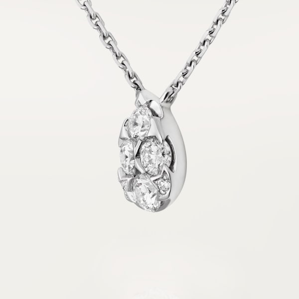 Etincelle de Cartier 項鏈 18K白色黃金，鑽石