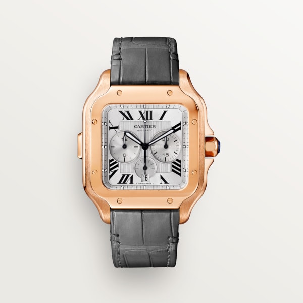 CRWGSA0017 - Santos de Cartier Chronograph watch - Extra-large model ...