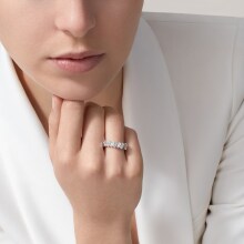 Reflection de Cartier 戒指 18K白色黃金，鑽石