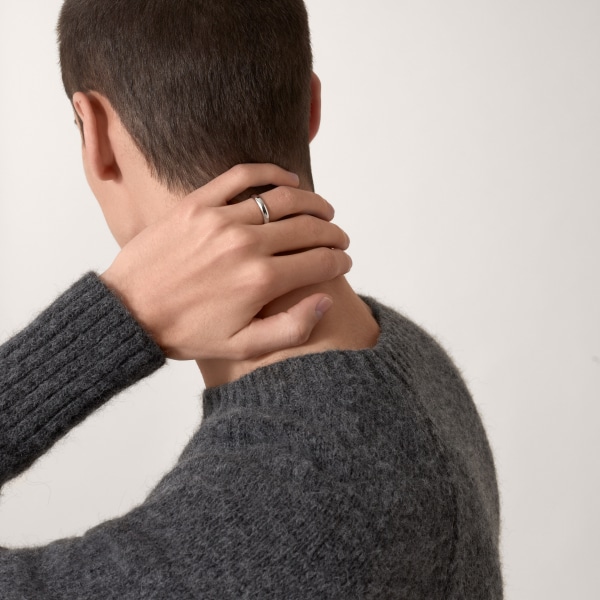 1895 結婚戒指，寬4毫米 鉑金