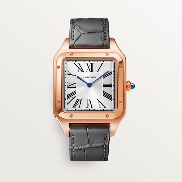 Cartier Travel clock 8 days power reserve and quarter repeater function - ServicedCartier Tri-Gold Trinity Diamond Set Dress Watch