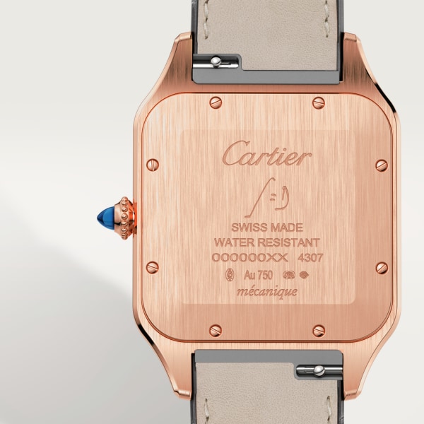 Cartier Vermeil 21x28 RARE Bordeaux Dial with CARTIER Box & Buckle Manual WindCartier Vermeil 925er Silber 20µ vergoldet Quarzwerk neues Lederband
