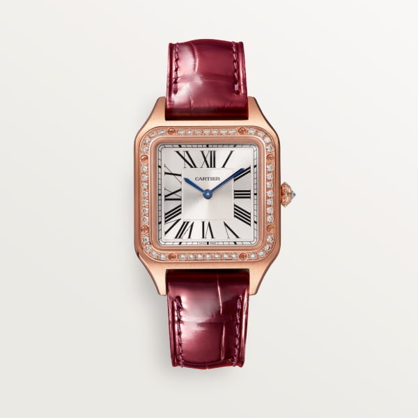 Cartier Trinity Vermeil Watch 18K Gold Plated w/Diamonds