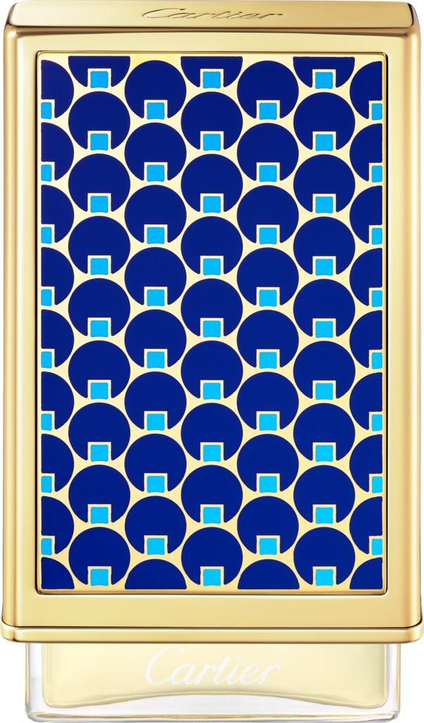 卡地亞 Nécessaires à Parfum - 藍色圓點圖案香水盒香水精品