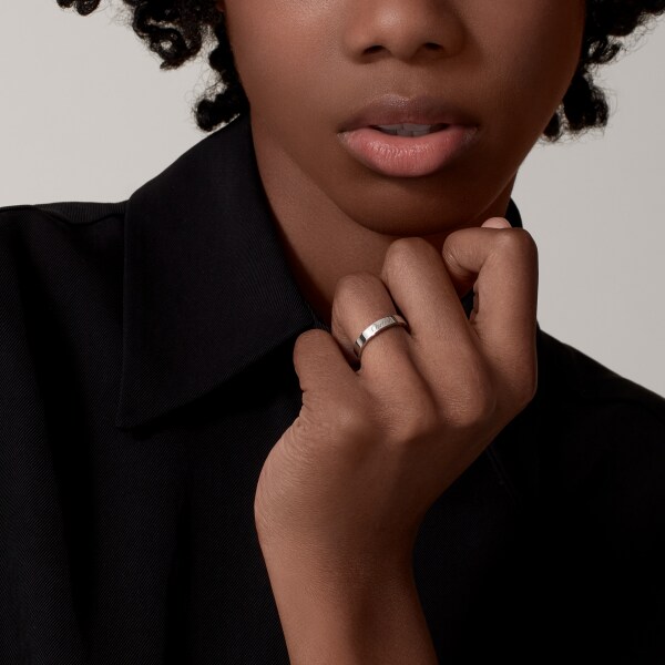 C de Cartier 結婚戒指，寬3毫米 鉑金