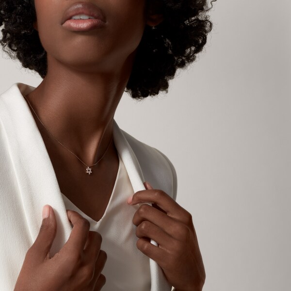 Symbol pendant Rose gold, diamond