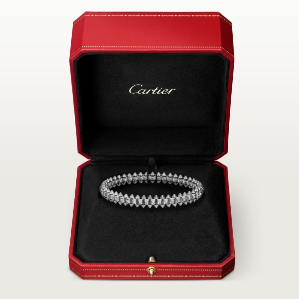 Clash de Cartier 手鐲，中型款 白色黃金
