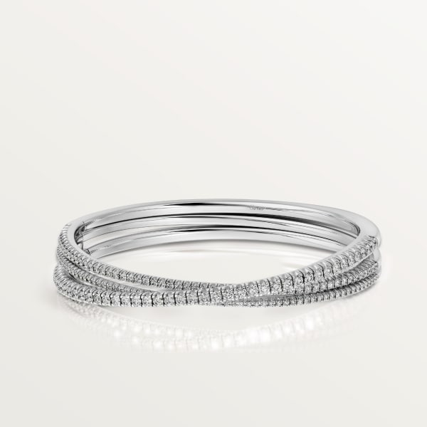 Etincelle de Cartier bracelet, semi-paved White gold, diamonds