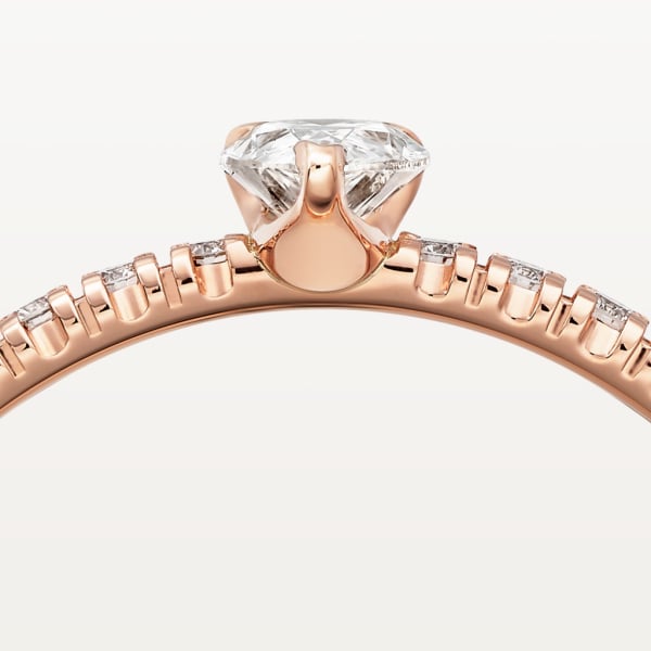Etincelle de Cartier 戒指 18K玫瑰金，鑽石