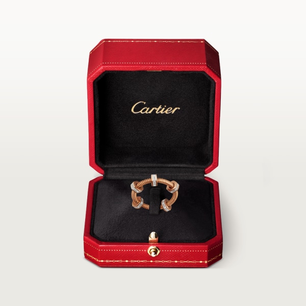Ecrou de Cartier 戒指 18K玫瑰金，鑽石