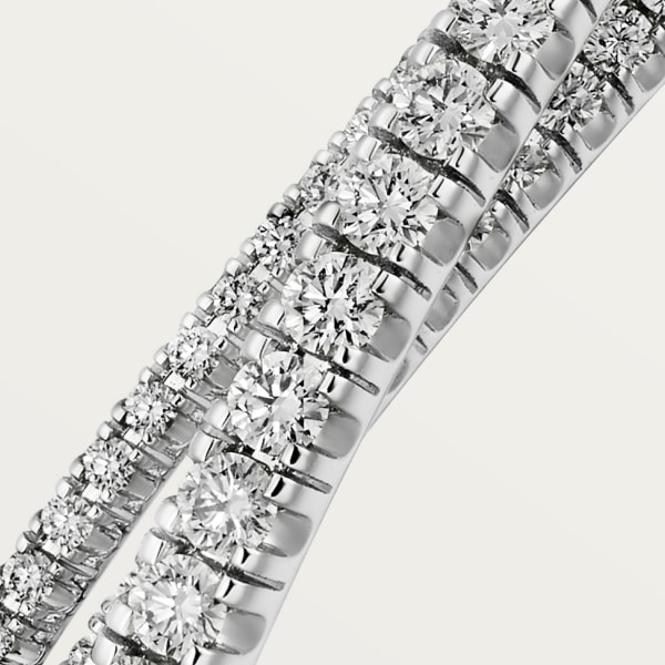 Etincelle de Cartier bracelet, semi-paved White gold, diamonds