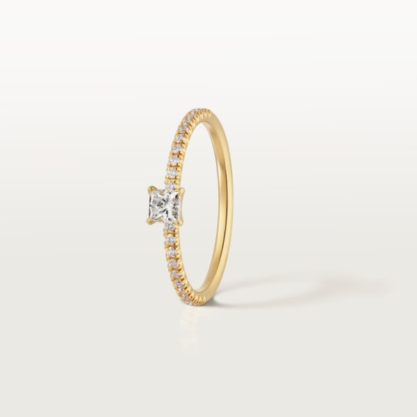 Etincelle de Cartier 戒指 18K黃金，鑽石