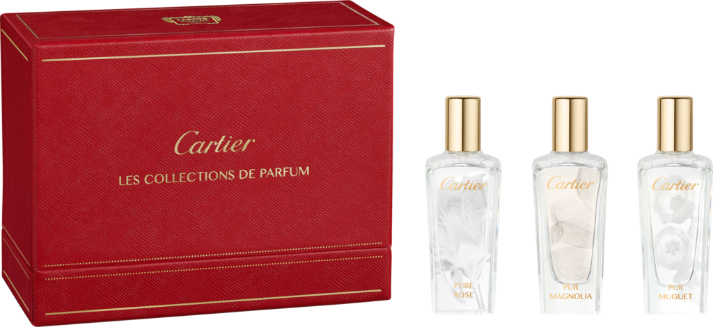 Les Épures de Parfum - Pure Rose、 Pur Muguet 及 Pure Magnolia 禮品裝，3 x 15毫升盒子