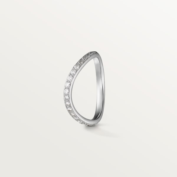 Trinity Ruban 結婚戒指 鉑金，鑽石