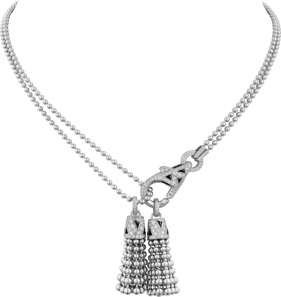 Panthère de Cartier necklaceWhite gold, onyx, diamonds