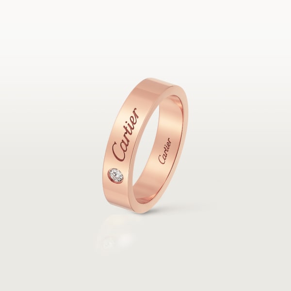 C de Cartier wedding ring Rose gold, diamond