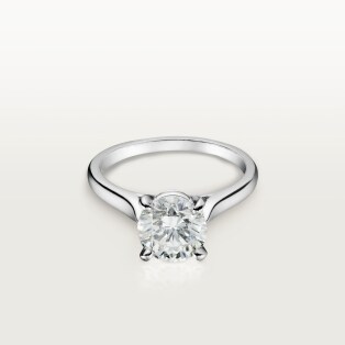 cartier solitaire diamond ring