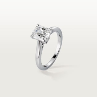 cartier solitaire diamond ring