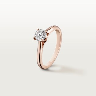 cartier solitaire diamond ring