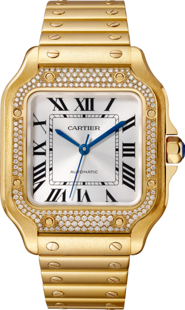 gold santos de cartier watch
