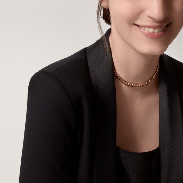 Clash de Cartier 項鏈，軟鏈款，中型款 玫瑰金