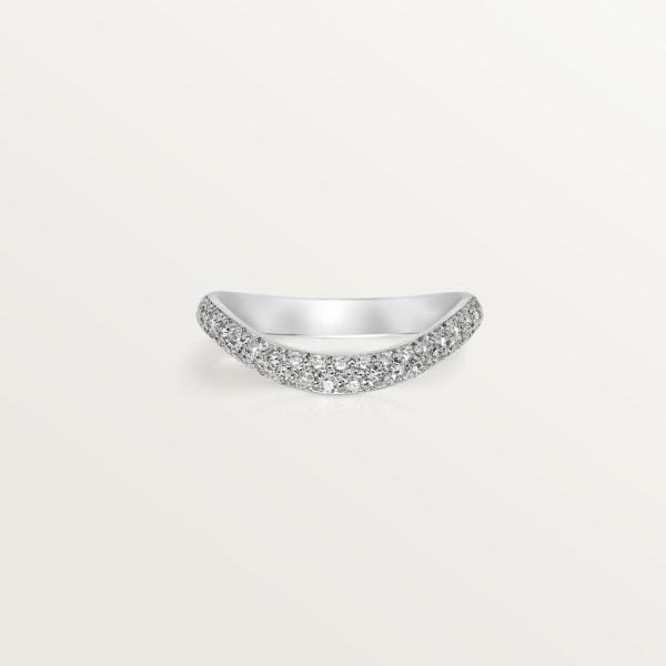 Trinity Ruban 結婚戒指 鉑金，鑽石