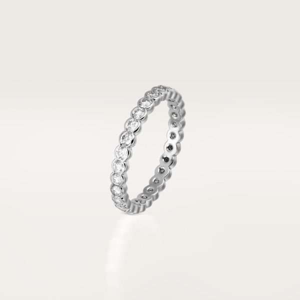 Broderie de Cartier wedding band, diamonds  White gold, diamonds