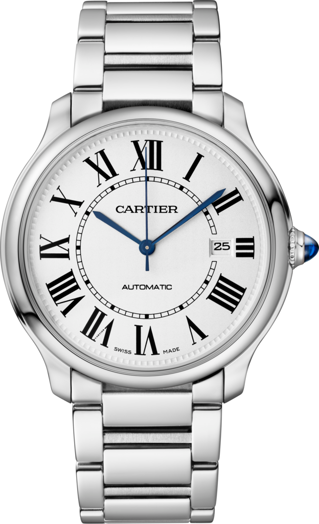 Ronde Must de Cartier watch40 mm, automatic movement, steel