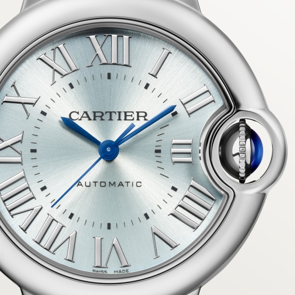 Ballon Bleu de Cartier 腕錶 33毫米，自動上鏈機械機芯，精鋼