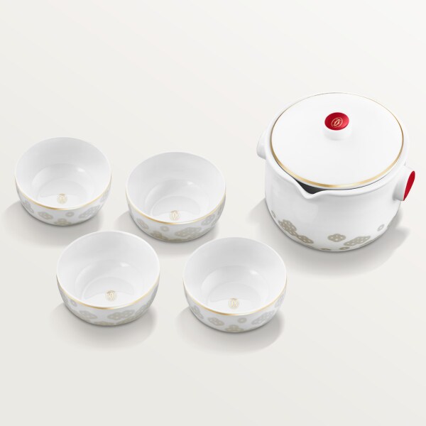 Double C tea set Porcelain Fine Bone China