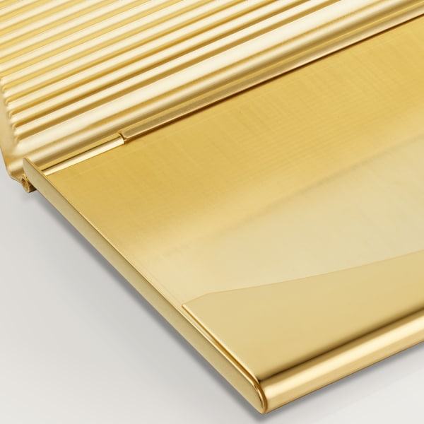 Diabolo de Cartier 卡片夾 漆面金色飾面金屬