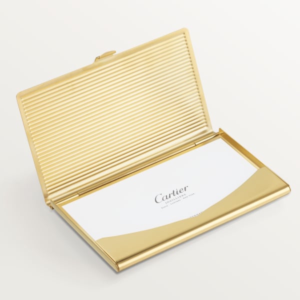 Diabolo de Cartier 卡片夾 漆面金色飾面金屬