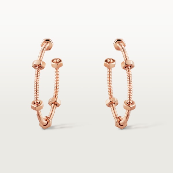 Ecrou de Cartier earrings Rose gold