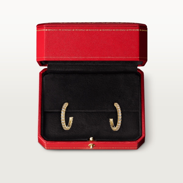Etincelle de Cartier 耳環 18K黃金，鑽石