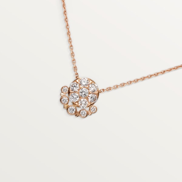 Etincelle de Cartier necklace Rose gold, diamonds