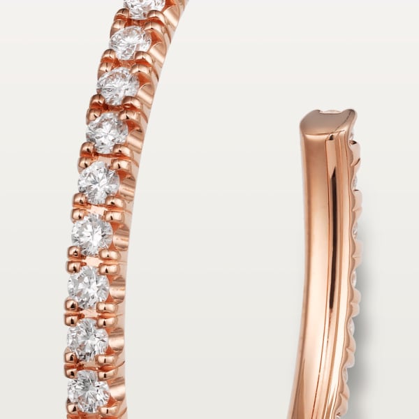 Etincelle de Cartier 耳環 18K玫瑰金，鑽石