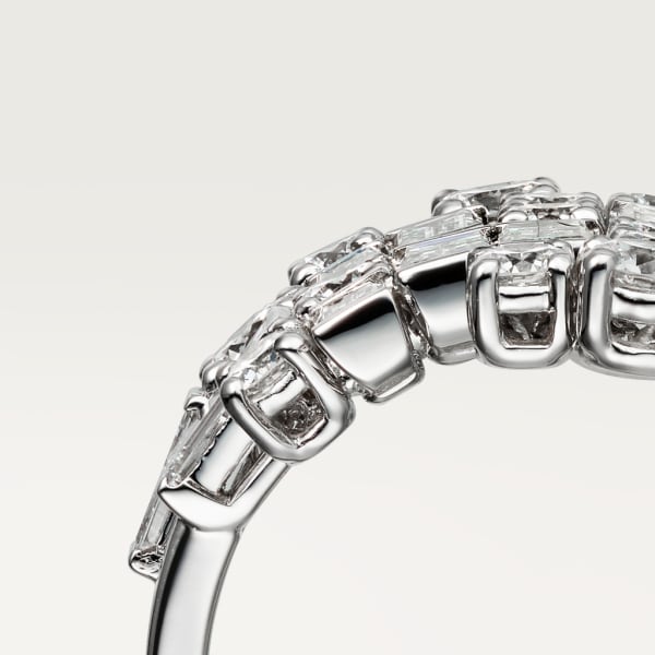 Reflection de Cartier 戒指 18K白色黃金，鑽石