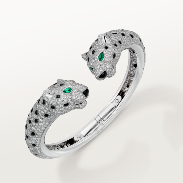 Panthère de Cartier bracelet White gold, emerald, onyx, diamonds