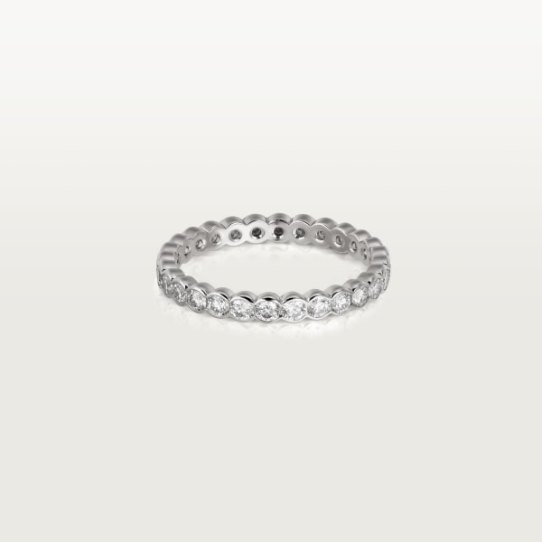 Broderie de Cartier wedding band, diamonds  White gold, diamonds