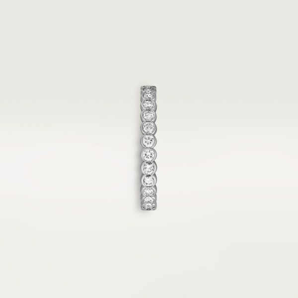 Broderie de Cartier wedding band, diamonds  White gold, diamonds