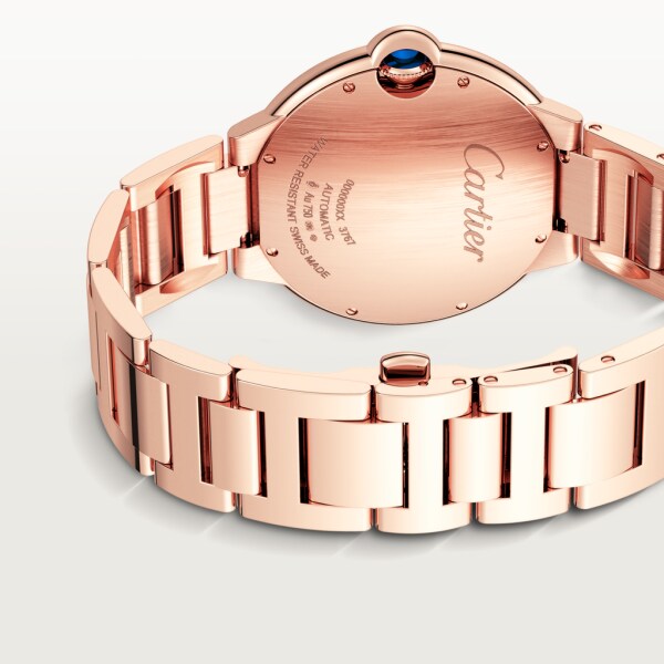 Ballon Bleu de Cartier 腕錶 42毫米，自動上鏈機械機芯，18K玫瑰金，鑽石