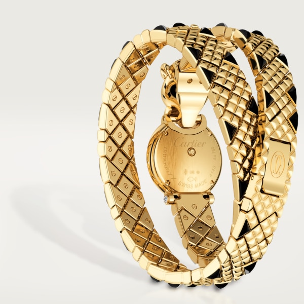 La Panthère de Cartier watch 23.6 mm, yellow gold, diamonds