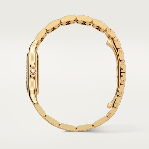 Panthère de Cartier watch Medium model, quartz movement, yellow gold, diamonds